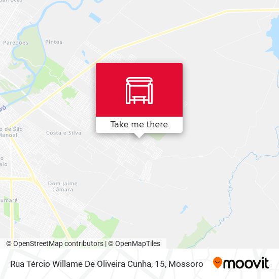 Rua Tércio Willame De Oliveira Cunha, 15 map