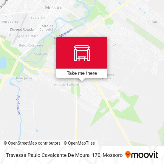 Travessa Paulo Cavalcante De Moura, 170 map