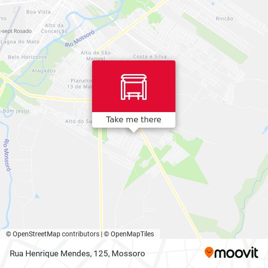 Mapa Rua Henrique Mendes, 125