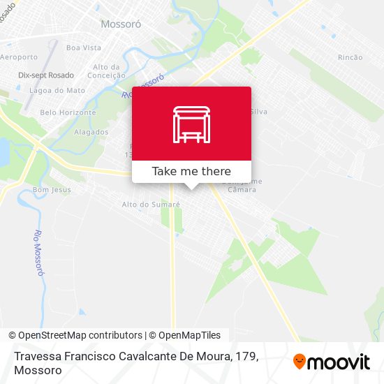 Mapa Travessa Francisco Cavalcante De Moura, 179