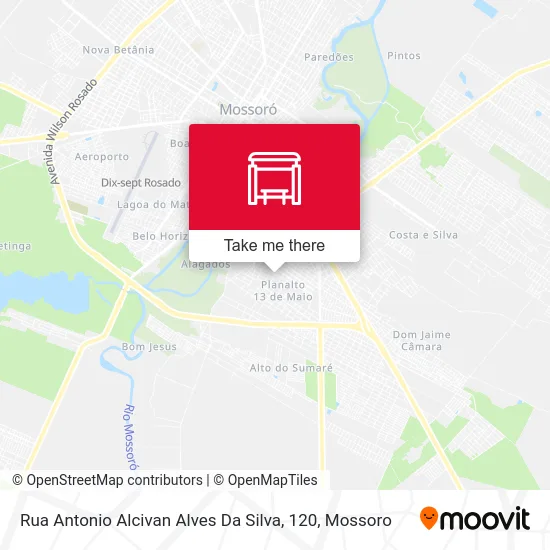 Rua Antonio Alcivan Alves Da Silva, 120 map