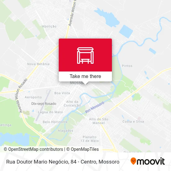 Rua Doutor Mario Negócio, 84 - Centro map