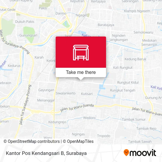 Kantor Pos Kendangsari B map