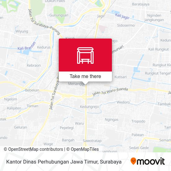 Kantor Dinas Perhubungan Jawa Timur map