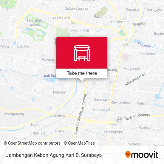 Jambangan Kebon Agung Asri B map