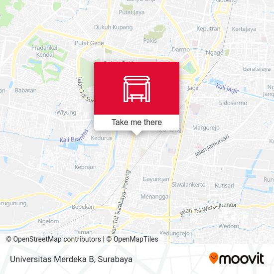 Universitas Merdeka B map