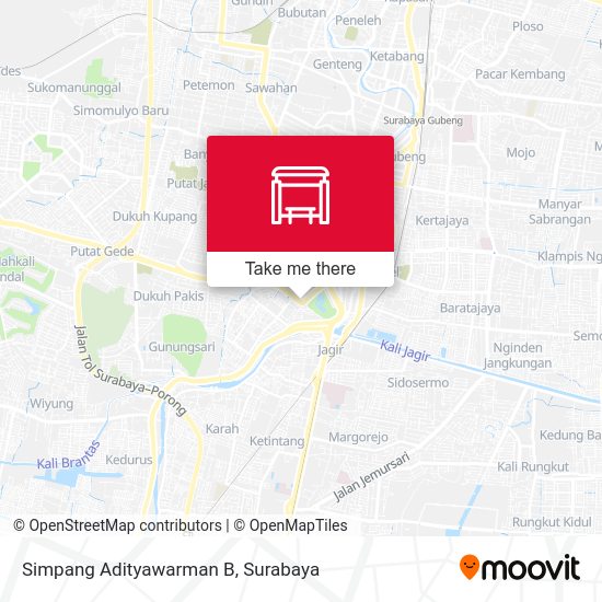 Simpang Adityawarman B map