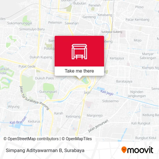 Simpang Adityawarman B map