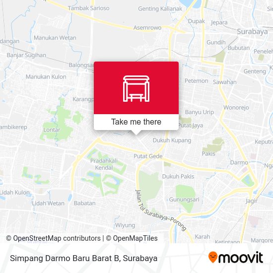 Simpang Darmo Baru Barat B map