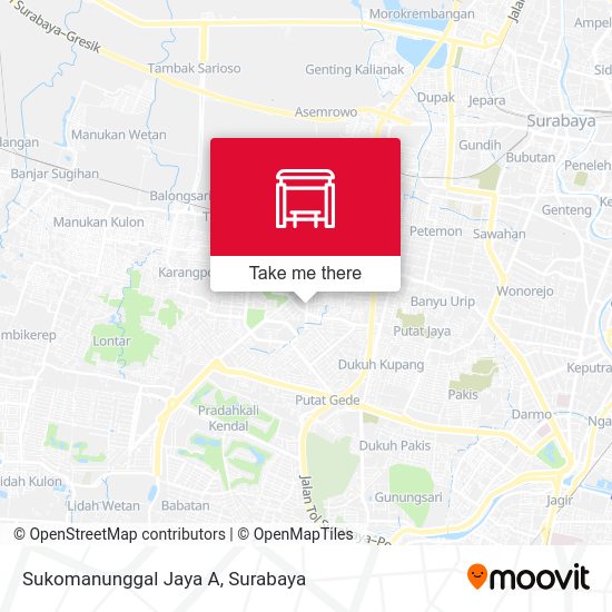 Sukomanunggal Jaya A map