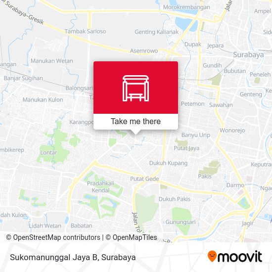 Sukomanunggal Jaya B map