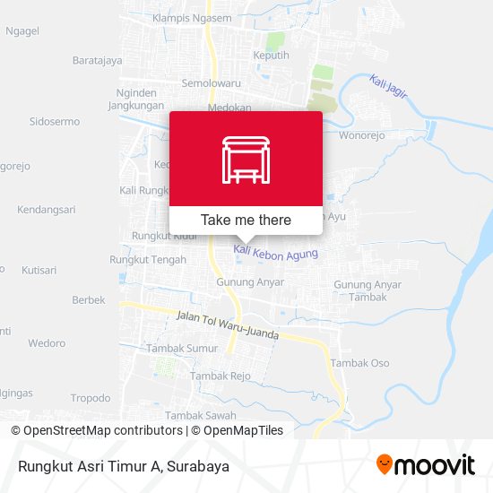 Rungkut Asri Timur A map