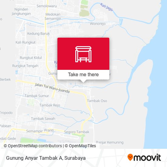 Gunung Anyar Tambak A map
