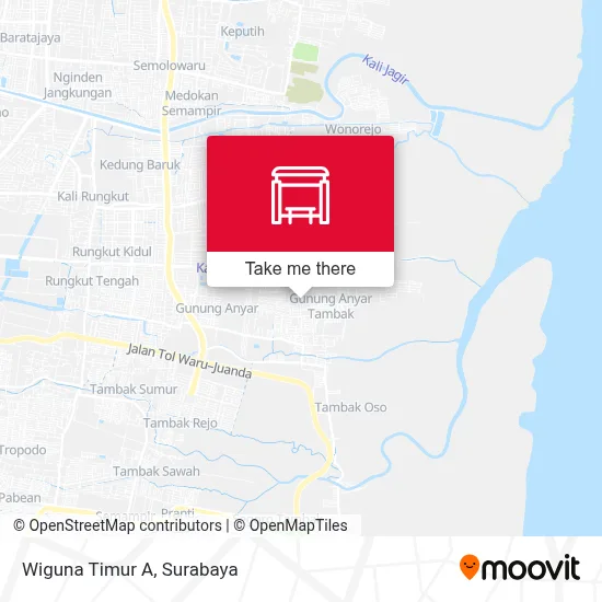 Wiguna Timur A map