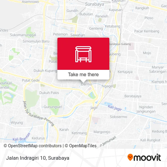 Jalan Indragiri 10 map
