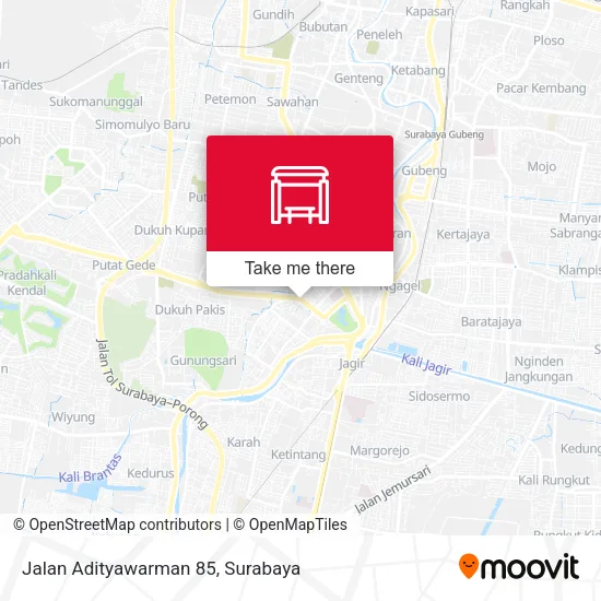 Jalan Adityawarman 85 map