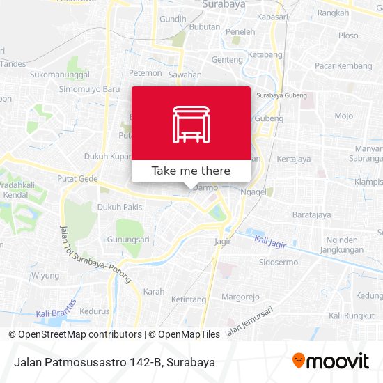 Jalan Patmosusastro 142-B map