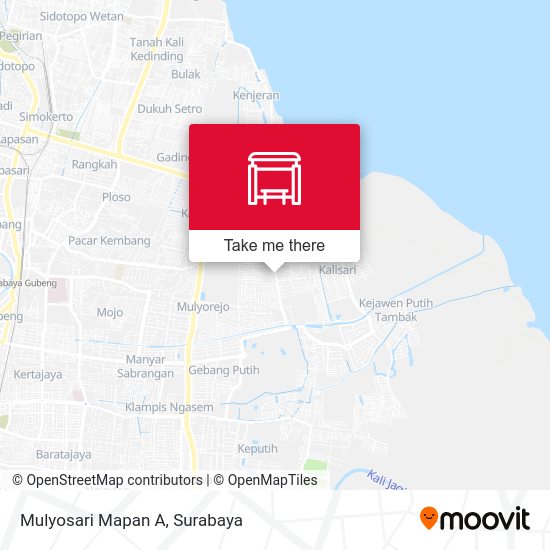 Mulyosari Mapan A map