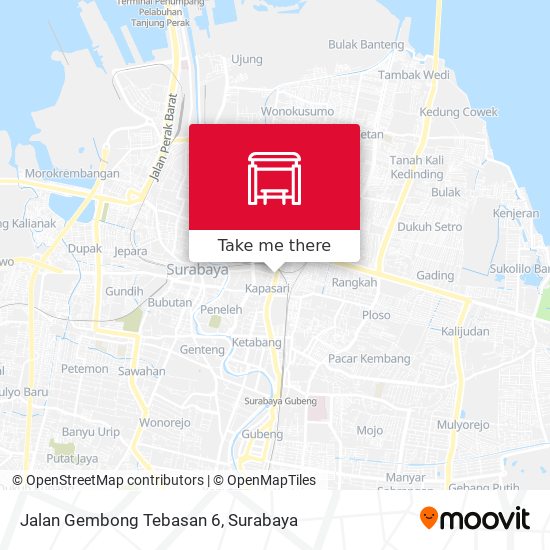 Jalan Gembong Tebasan 6 map