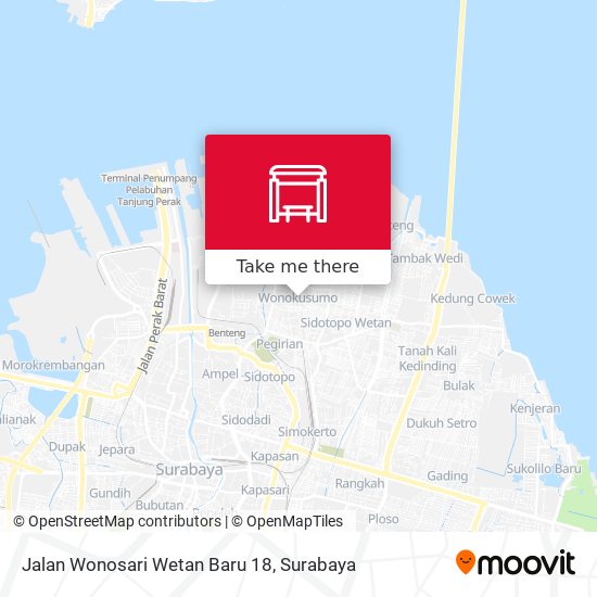 Jalan Wonosari Wetan Baru 18 map