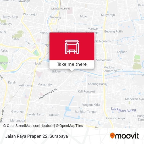 Jalan Raya Prapen 22 map