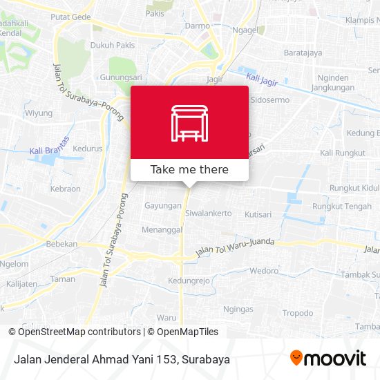 Jalan Jenderal Ahmad Yani 153 map