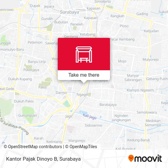 Kantor Pajak Dinoyo B map