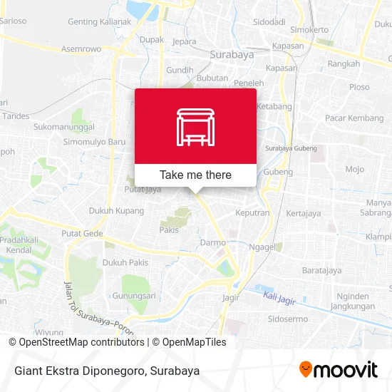 Giant Ekstra Diponegoro map