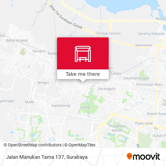 Jalan Manukan Tama 137 map