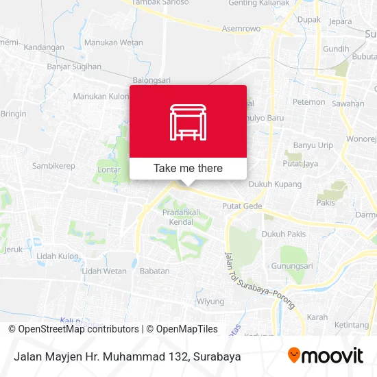 Jalan Mayjen Hr. Muhammad 132 map
