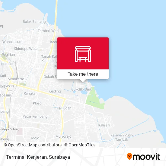 Terminal Kenjeran map