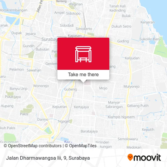 Jalan Dharmawangsa Iii, 9 map