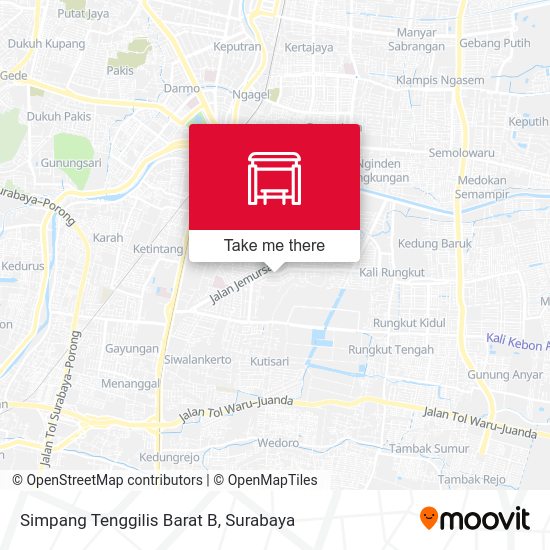 Simpang Tenggilis Barat B map