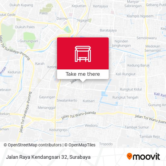 Jalan Raya Kendangsari 32 map