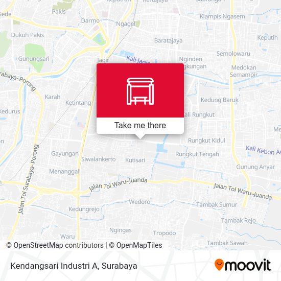 Kendangsari Industri A map