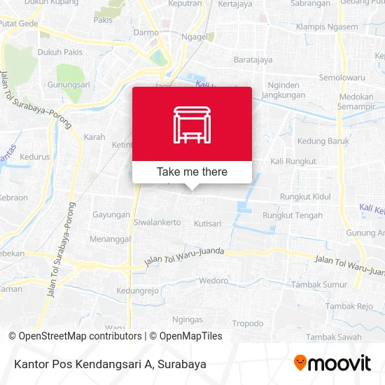 Kantor Pos Kendangsari A map