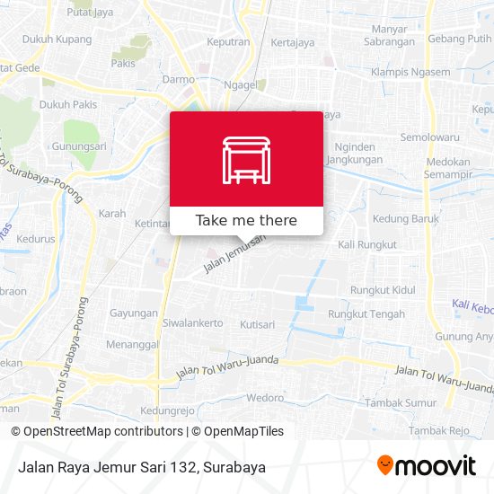 Jalan Raya Jemur Sari 132 map