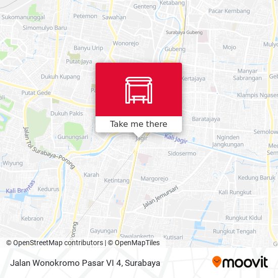 Jalan Wonokromo Pasar VI 4 map