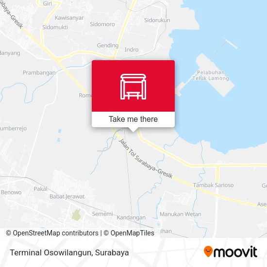 Terminal Osowilangun map