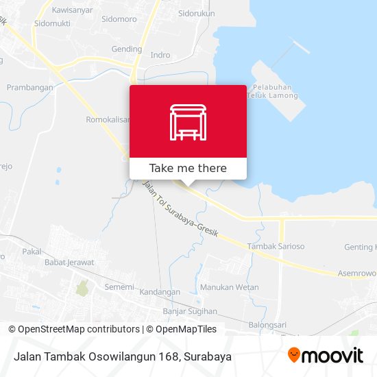 Jalan Tambak Osowilangun 168 map