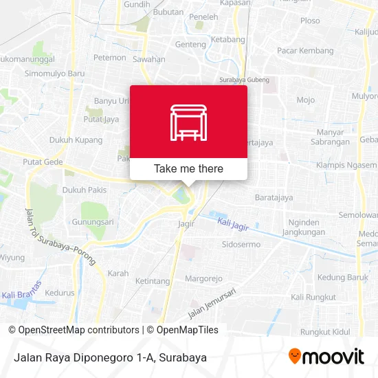 Jalan Raya Diponegoro 1-A map