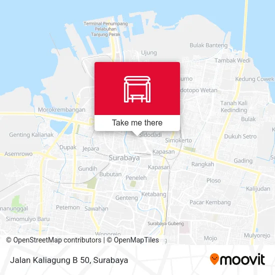 Jalan Kaliagung B 50 map