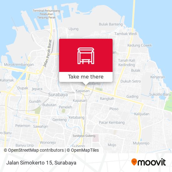 Jalan Simokerto 15 map