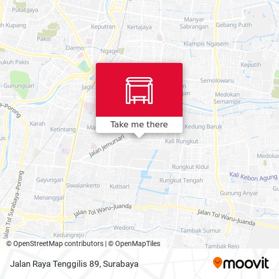 Jalan Raya Tenggilis 89 map