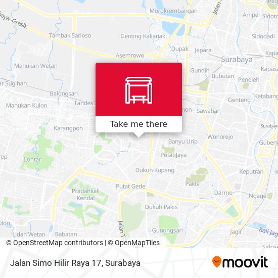 Jalan Simo Hilir Raya 17 map