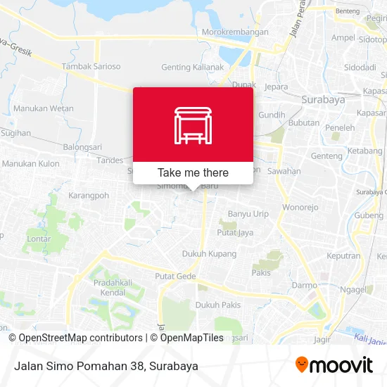 Jalan Simo Pomahan 38 map