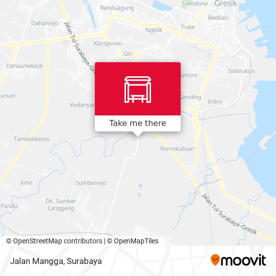 Jalan Mangga map