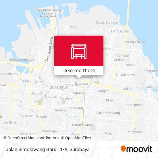 Jalan Simolawang Baru I 1-A map