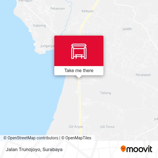 Jalan Trunojoyo map