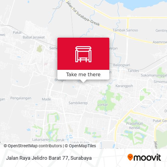 Jalan Raya Jelidro Barat 77 map